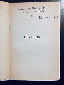 L'évasion. Récit de deux prisonniers français évadés du camp d'Hammelbourg.