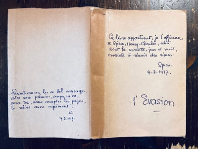 L'évasion. Récit de deux prisonniers français évadés du camp d'Hammelbourg.