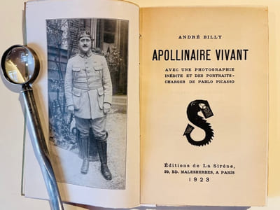 Apollinaire vivant. Avec une photographie inédite et des portaits-charges de Pablo Picasso.