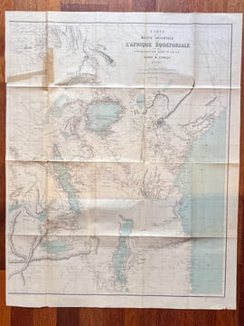 A travers le continent mystérieux. Découverte des sources méridionales du Nil. Circumnavigation du lac Victoria et du lac Tanganika. Descente du ...