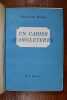 Un cahier d'Angleterre. Poésies célèbres transcrites par Pierre-Louis Matthey.. MATTHEY Pierre-Louis: