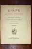 Genève historique et archéologique. Supplément.. GALIFFE [Jean-Barthélémy-Gaïfre]: