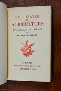 Le théâtre d'agriculture et mesnage des champs.