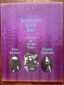 Femmes sans tain. Poèmes de Renée Vivien.