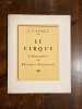 Le cirque.. RAMUZ Charles Ferdinand: