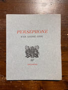 Perséphone. par GIDE André: