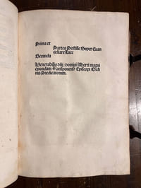 Super Matthei Euangeliare postilla Alberti magni. Prima et secunda partes postille super Evangeliare Luce Venerabilis d[omi]ni, domini Alberti magni quondam Ratisponens[is] Episcopi Ordinis Predicatorum.