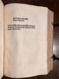 Super Matthei Euangeliare postilla Alberti magni. Prima et secunda partes postille super Evangeliare Luce Venerabilis d[omi]ni, domini Alberti magni quondam Ratisponens[is] Episcopi Ordinis Predicatorum.