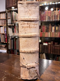 Super Matthei Euangeliare postilla Alberti magni. Prima et secunda partes postille super Evangeliare Luce Venerabilis d[omi]ni, domini Alberti magni quondam Ratisponens[is] Episcopi Ordinis Predicatorum.
