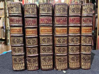 Essais de Michel seigneur de Montaigne, donnez sur les plus anciennes et les plus correctes éditions; augmentez de plusieurs lettres de l'auteur et où les passages grecs, latins et italiens sont traduits plus fidellement, et citez plus exactement que dans aucune des précédentes.