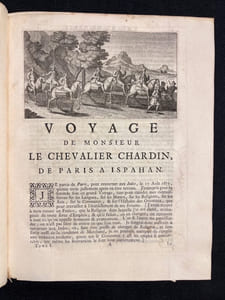Voyages du Chevalier Chardin, en Perse, et autres lieux de l'Orient. Nouvelle édition, augmentée du couronnment de Soliman II et d'un grand nombre de passages tirés du manuscrit de l'auteur, et qui ne se trouvent point dans les éditions précédentes.