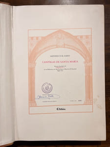 El Códice Rico de las Cantigas de Alfonso X el Sabio.