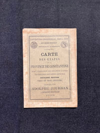 Carte des étapes de la province de Constantine avec l'indication des distances d'après les derniers documents officiels.