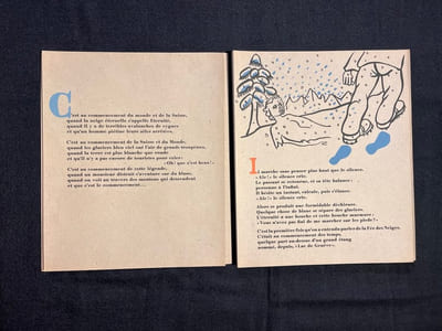 La fée des neiges. Conte de Gaston Bonheur. Dessins de Géa Augsbourg.