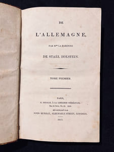 De l'Allemagne.