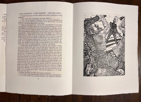 Don Quichotte de la Manche.. CERVANTES Miguel de; JOU Louis: