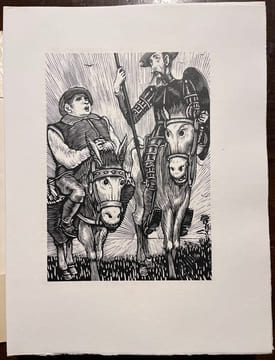 Don Quichotte de la Manche.. CERVANTES Miguel de; JOU Louis: