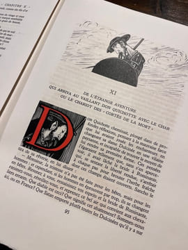 Don Quichotte de la Manche.. CERVANTES Miguel de; JOU Louis: