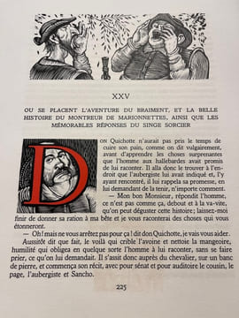 Don Quichotte de la Manche.. CERVANTES Miguel de; JOU Louis:
