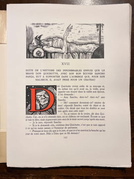 Don Quichotte de la Manche.. CERVANTES Miguel de; JOU Louis: