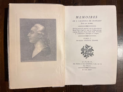Mémoires de J. Casanova de Seingalt écrits par lui-même. Edition nouvelle publiée souos la direction de Raoul Vèze, d'après le texte de l'édition princeps Leipzig-Bruxelles-Paris (1826-1838). Variantes et commentaires historiques et critiques.