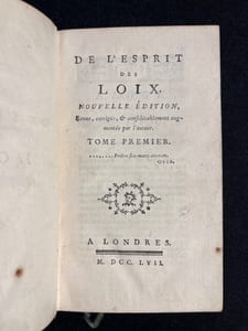 Oeuvres: De l'esprit des loix. Considérations sur les causes de la grandeur des romains, et de leur décadence. Lettres Persannes.