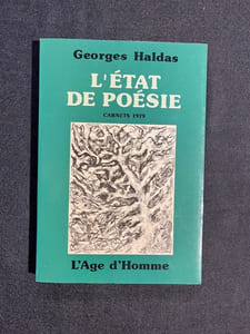 L'état de poésie. Carnet 1979.