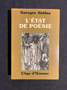L'état de poésie. Carnet 1973.