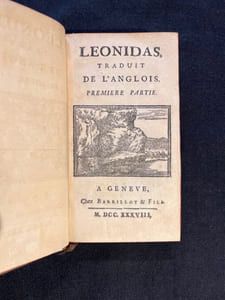 Léonidas, traduit de l'anglais.