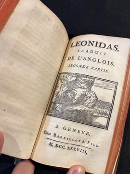 Léonidas, traduit de l'anglais.. GLOVER Richard: