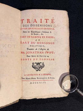 Traité des dissensions entre les nobles et le peuple, dans les républiques d'Athènes et de Rome, etc. L'art de ramper en poésie; et l'art du mensonge ...