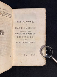 Traité des dissensions entre les nobles et le peuple, dans les républiques d'Athènes et de Rome, etc. L'art de ramper en poésie; et l'art du mensonge politique. Pour servir de suite au conte du tonneau.