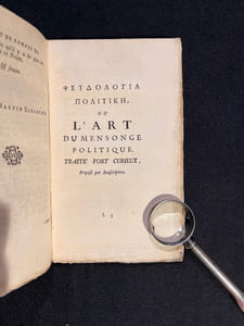 Traité des dissensions entre les nobles et le peuple, dans les républiques d'Athènes et de Rome, etc. L'art de ramper en poésie; et l'art du mensonge politique. Pour servir de suite au conte du tonneau.