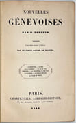 Nouvelles genevoises, précédées d'une lettre adressée à l'éditeur par le comte Xavier de Maistre. par TÖPFFER Rodolphe: - Image 1