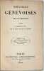 Nouvelles genevoises, pr&eacute;c&eacute;d&eacute;es d'une lettre adress&eacute;e &agrave; l'&eacute;diteur par le comte Xavier de Maistre.. T&Ouml;PFFER Rodolphe: