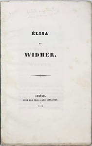 Elisa et Widmer.