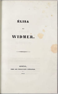 Elisa et Widmer.