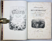 Voyages en zigzag ou Excursions d'un pensionnat en vacances dans les cantons suisses et sur le revers italien des Alpes. Illustrés d'après les dessins de l'auteur et ornés de 15 grands dessins par M. Calame. par TÖPFFER Rodolphe: - Image 4