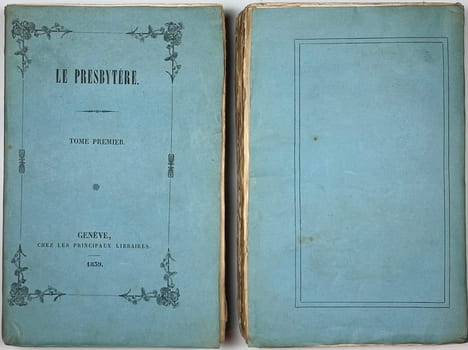 Le presbytère.. [TÖPFFER Rodolphe]: