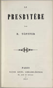 Le Presbytère. par TÖPFFER Rodolphe: - Image 2