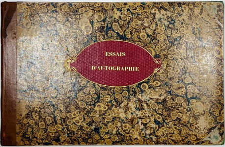 Essais d'autographie.
