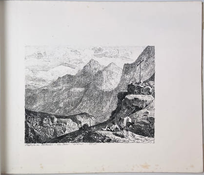 Voyage autour du Mont-Blanc, dans les vallées d'Hérens, de Zermatt et au Grimsel.. TÖPFFER Rodolphe: