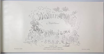 Histoire de Mr. Cryptogame 1845.