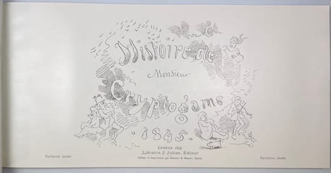 Histoire de Mr. Cryptogame 1845.. TÖPFFER Rodolphe: