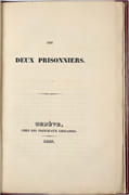 Les deux prisonniers. par [TÖPFFER Rodolphe]: - Image 2
