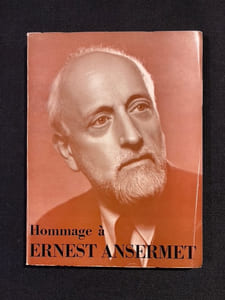 Hommage à Ernest Ansermet.