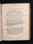 Discours sur l'origine et les fondements de l'inégalité parmi les hommes. [suivi de] Lettre de J. J. Rousseau à monsieur Philopolis. [suivi de] Du contrat social, ou principes du droit politique. [suivi de] Discours sur l'économie politique. [suivi de] Considérations sur le gouvernement de Pologne, et sur sa réformation projetée. par ROUSSEAU Jean-Jacques: - Image 2
