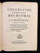 Discours sur l'origine et les fondements de l'inégalité parmi les hommes. [suivi de] Lettre de J. J. Rousseau à monsieur Philopolis. [suivi de] Du contrat social, ou principes du droit politique. [suivi de] Discours sur l'économie politique. [suivi de] Considérations sur le gouvernement de Pologne, et sur sa réformation projetée. par ROUSSEAU Jean-Jacques: - Image 7