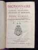 Dictionnaire de la langue française, ancienne et moderne.. RICHELET César-Pierre: