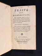 Traité des Renoncules dans lequel outre de qui concerne ces fleurs, on trouvera des observations physiques et plusieurs remarques utiles, soit pour l'Agriculture, soit pour le Jardinage. par ARDÈNE Jean Paul de Rome d': - Image 1